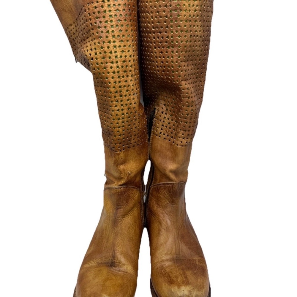 BED|STU Leather Boot  in Brown